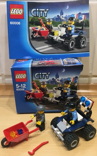 Lego city 60006 - lego, polizei-quad