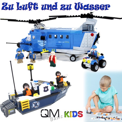 Polizei baustein set - baustein, einsatz